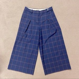 J. Crew wide leg plaid pants. Women’s size 10